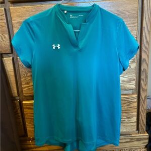 Cap sleeve under armor performance golf polo